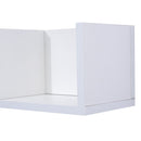 Multi-Media Wooden Shelf-White |