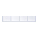 Multi-Media Wooden Shelf-White |