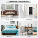 PU Storage Bench Seat Wooden Rectangle Lift Ottoman Entryway Faux Leather Stool - Black