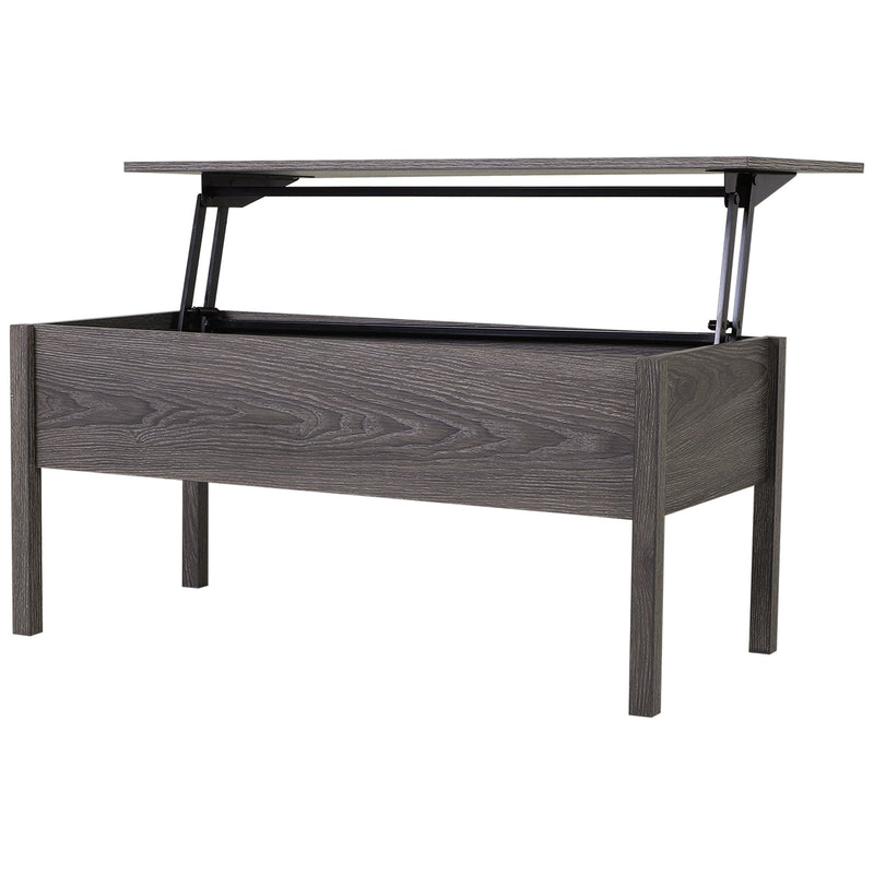 Particle Board Lift-Top Coffee Table Grey