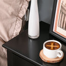 MDF 2-Tier Side Table w/ Drawer Black