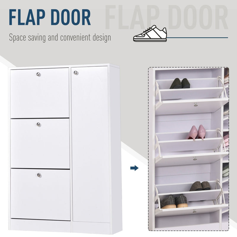 Space saving on sale shoe storage cabinet