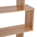 S-Shaped Shelf, 6-Tier,192H Cm-Maple Colour