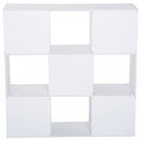 Display Cabinet, 9 Cubes 3-Tier, Particle Board-White