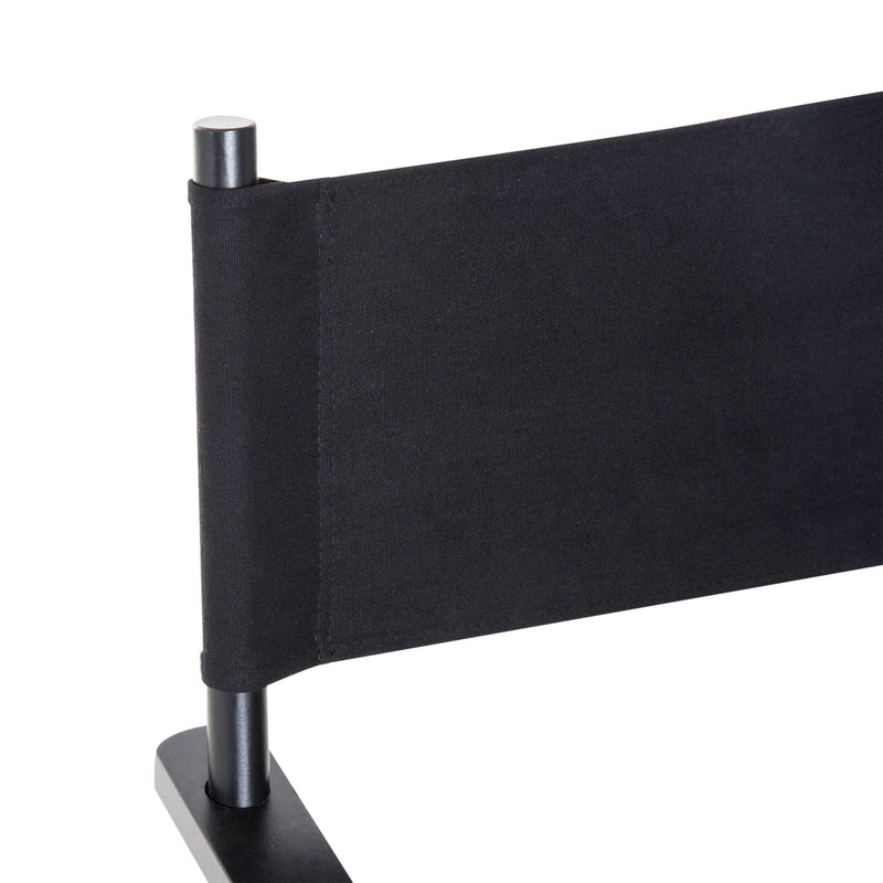 Wooden Director's Folding Chair,56L-Black