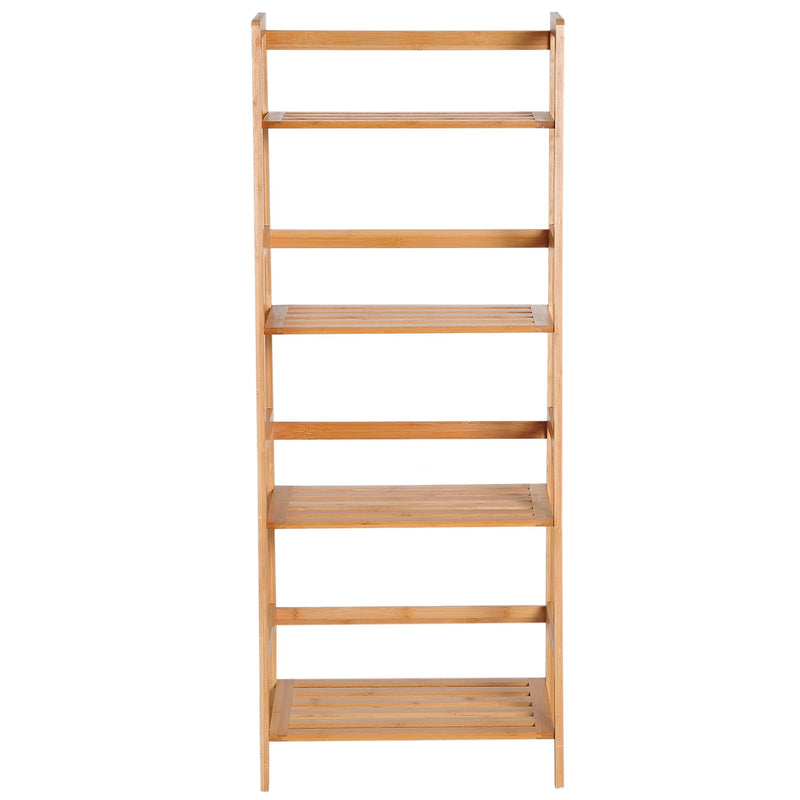 Bookshelf, 4-Tier,Bamboo, 48Lx30Wx119H