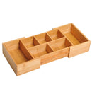 Organiser, Bamboo Expandable, 24.6Lx17.6Wx7H cm