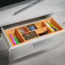 Organiser, Bamboo Expandable, 24.6Lx17.6Wx7H cm
