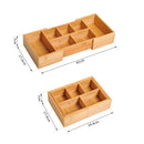 Organiser, Bamboo Expandable, 24.6Lx17.6Wx7H cm