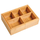 Organiser, Bamboo Expandable, 24.6Lx17.6Wx7H cm