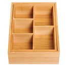 Organiser, Bamboo Expandable, 24.6Lx17.6Wx7H cm