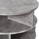 Coffee Table, 2-Tier, 60Wx39.5H cm-Cement Colour