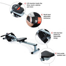Cardio Rowing Workout Machine Body Tonner Home Gym Training Fitness W/Monitor