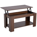 Coffee Table, 50/63H cm-Natural Wood Grain Colour