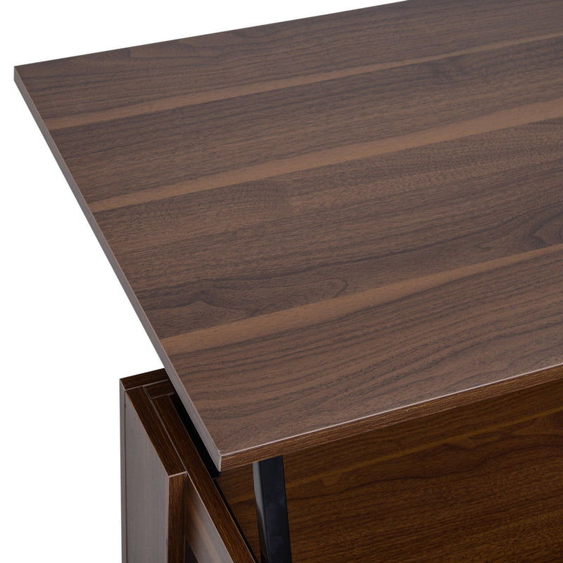 Coffee Table, 50/63H cm-Natural Wood Grain Colour