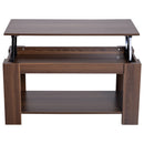 Coffee Table, 50/63H cm-Natural Wood Grain Colour