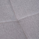 Floor Lazy Sofa Chair 5-Position Adjustable Recliner, 60H x 63W x 65Dcm-Grey