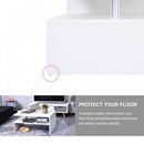 HOMCOM Contemporary Coffee Table  - White