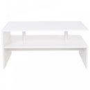 HOMCOM Contemporary Coffee Table  - White
