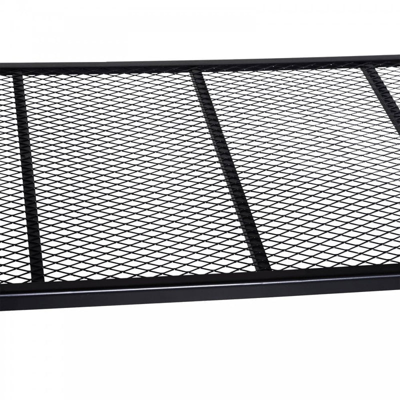 Steel Frame Industrial Style Coffee Table Brown/Black