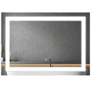 kleankin Glass Illuminated LED Edge Bathroom Mirror - 70x50cm