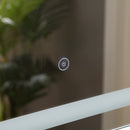 kleankin Glass Illuminated LED Edge Bathroom Mirror - 70x50cm