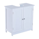 HOMCOM Sink Base Cabinet-White