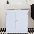 HOMCOM Sink Base Cabinet-White