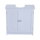 HOMCOM Sink Base Cabinet-White