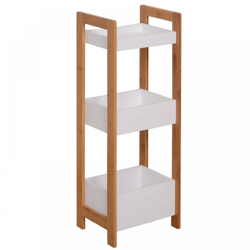 Bathroom Shelves, 3-Tier-Bamboo