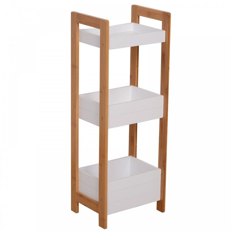 Bathroom Shelves, 3-Tier-Bamboo