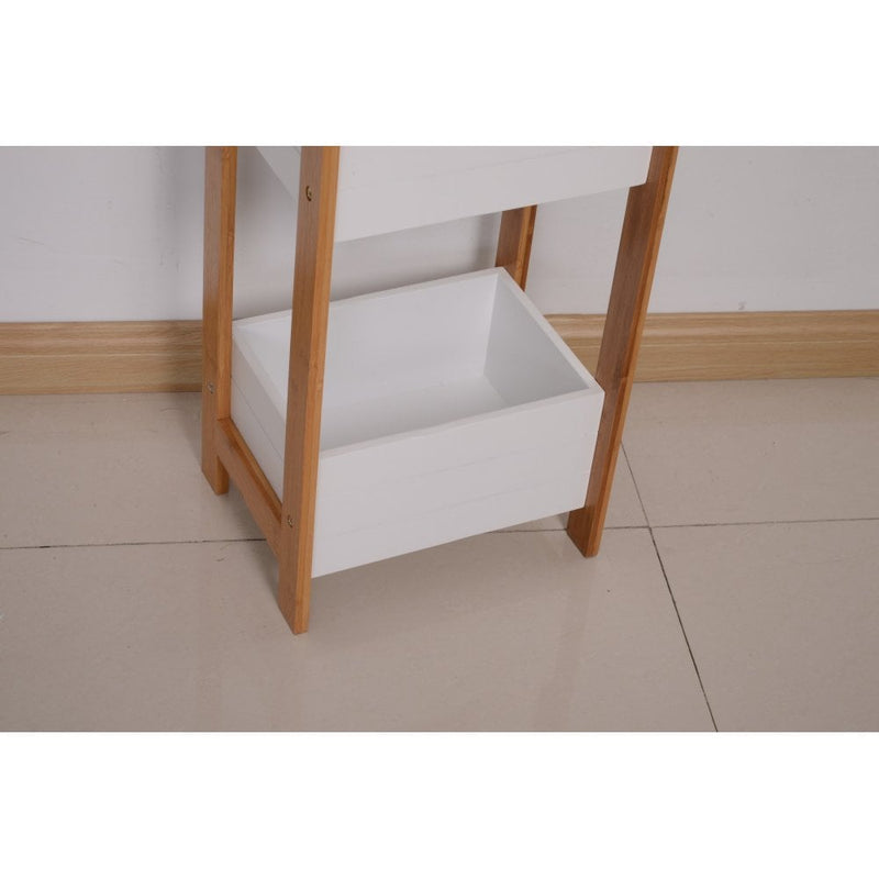 Bathroom Shelves, 3-Tier-Bamboo