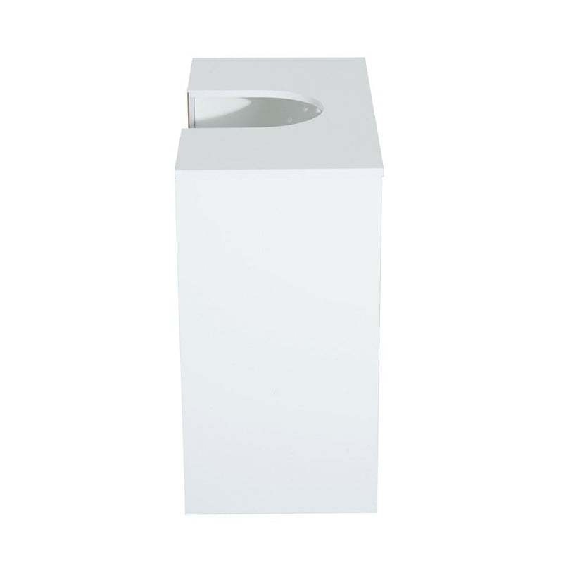 HOMCOM  Under Sink Cabinet, MDF-White