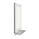 kleankin Glass Illuminated LED Edge Tall Bathroom Mirror - 70x50cm