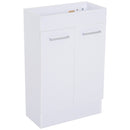 kleankin  Bathroom Cabinet Washstand-White