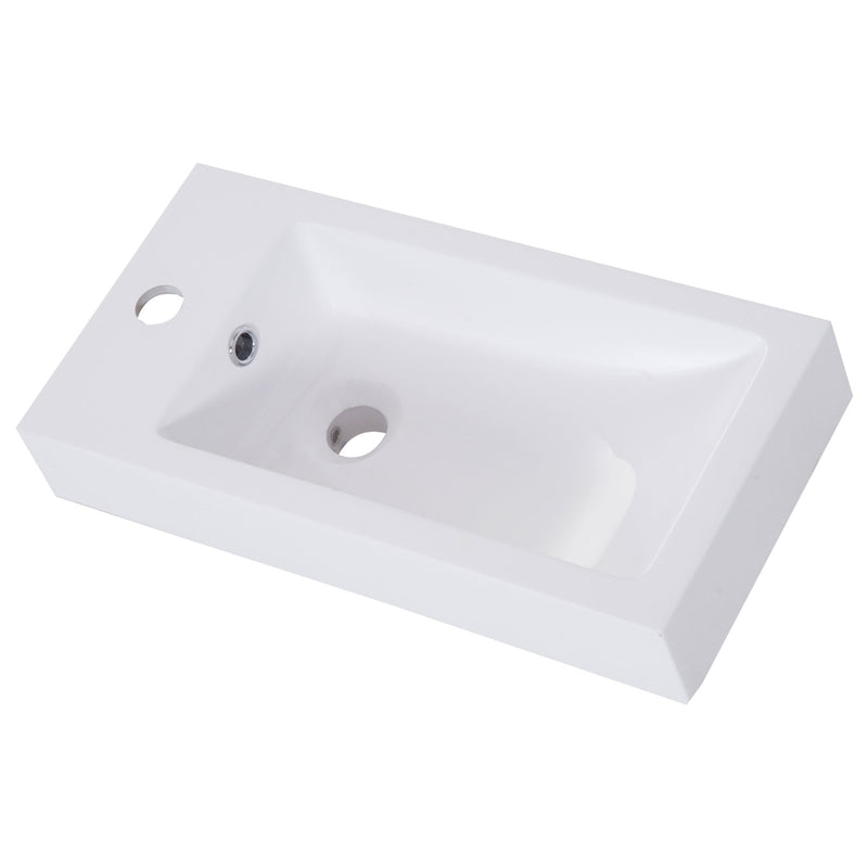 kleankin  Bathroom Cabinet Washstand-White
