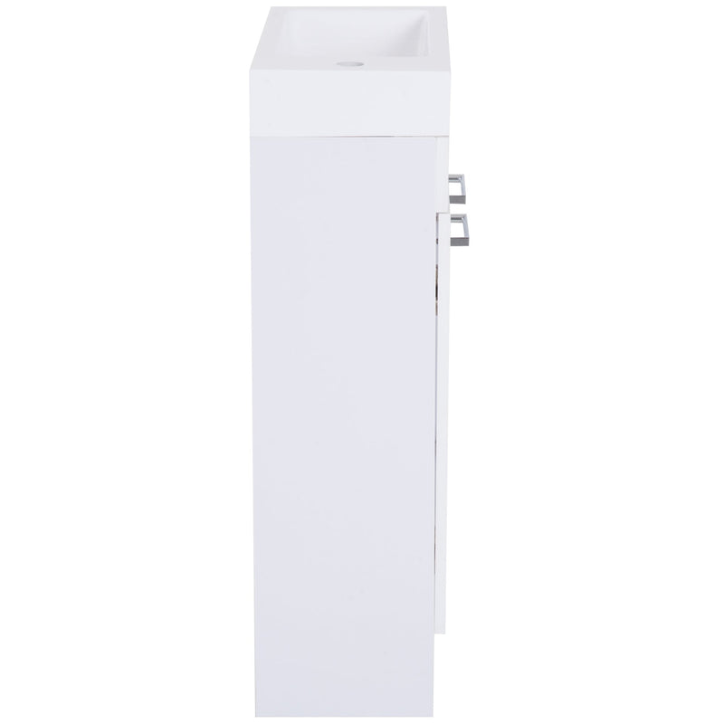 kleankin  Bathroom Cabinet Washstand-White