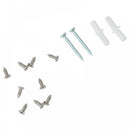 HOMCOM Bathroom Cupboard Double Door  Grey