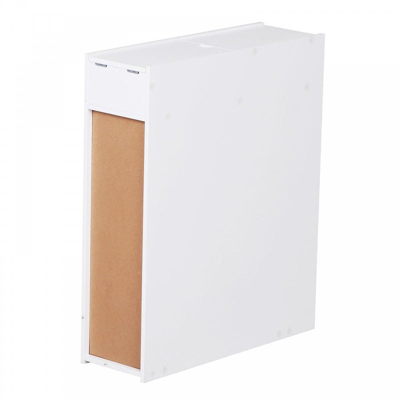 HOMCOM Bathroom Floor Cabinet, 17W x 48D x 58Hcm-White