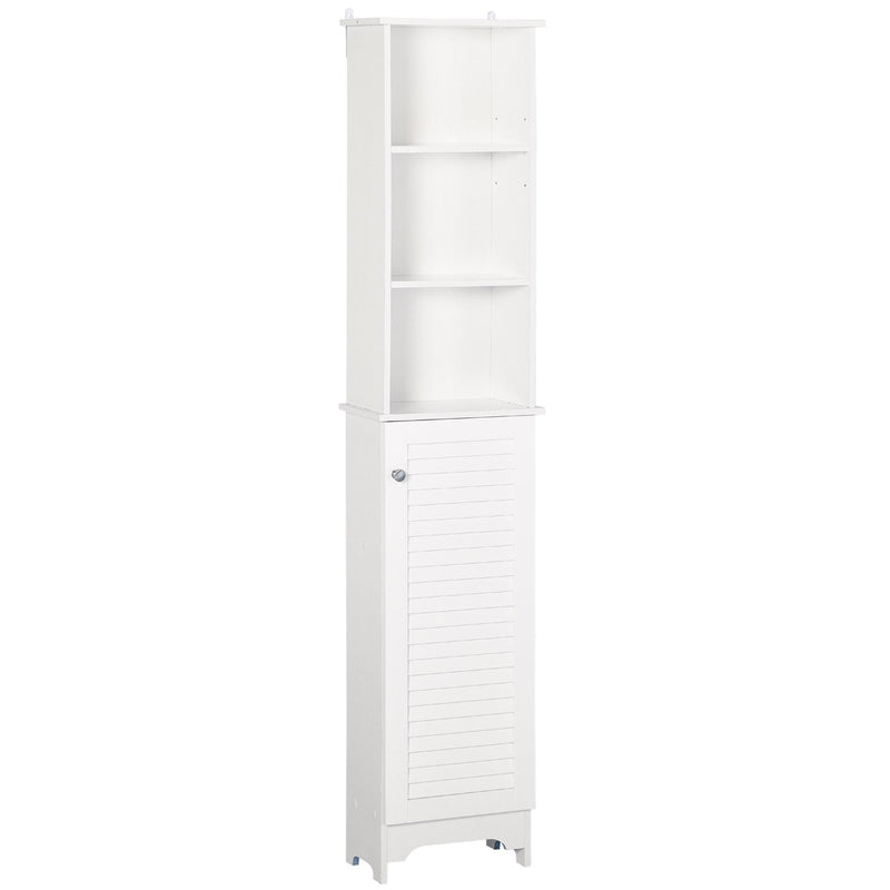 HOMCOM l Bathroom Storage Cabinet White