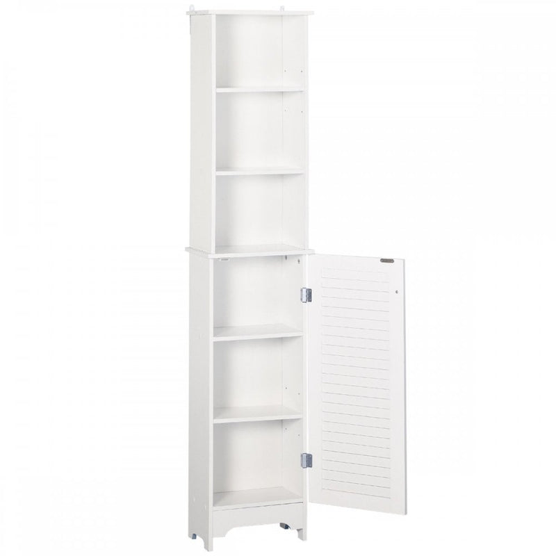 HOMCOM l Bathroom Storage Cabinet White