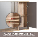 HOMCOM MDF Wall Mounted Bathroom Cabinet w/ Mirror