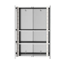 kleankin Stainless Steel Wall Mounted Corner Bathroom Mirror Cabinet