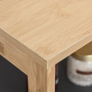 Bamboo 4-Tier Narrow Bathroom Cabinet Grey