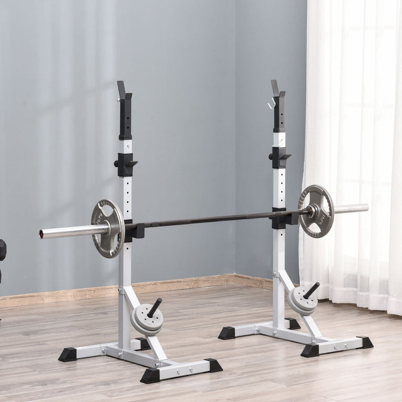 Squat Stand Portable Weights Bar Barbell Rack Squat Stand