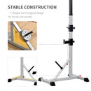 Weights Bar Barbell Rack Squat Stand Adjustable Portable Weight Lifting Suitable For Home Gym Training Work Out