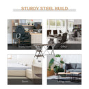 Computer Desk with Shelves, Wood Grain Writing Desk with 2-Tier Storage Shelves Home Office Desk Study Table Work Desk Corner Desk, Brown