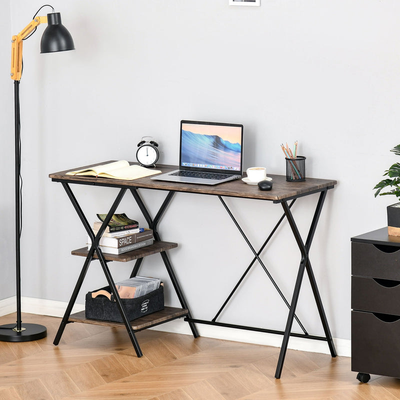2 tier desk with storage store