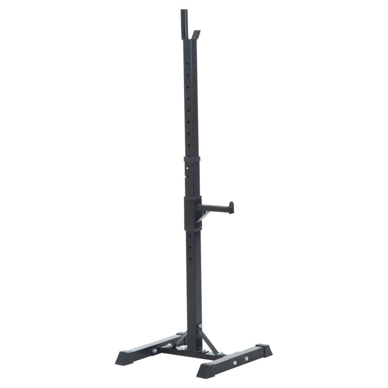 HOMCOM Adjustable Weights Barbell Squat Stand-Black
