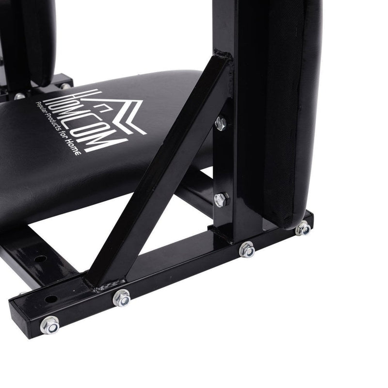 Wall Mounted Dip Station Rack-Black